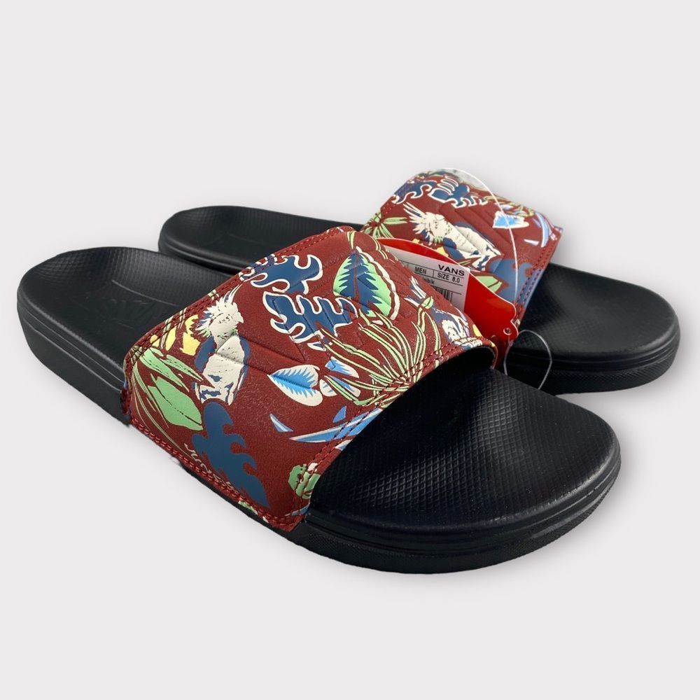 New vans la Costa Hawaiian Jungle Slide On Slipper Womens 9.5 Mens 8 Slip On